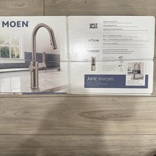 Moen Joric Spot Resist Stainless Pull-Down Kitchen Faucet with Deck Plate
