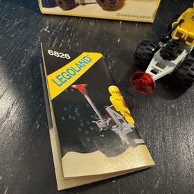 LEGO 6826 Classic Space CRATER CRAWLER Complete w Box & Instructions Manual