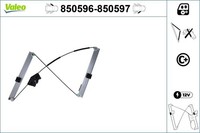 Fensterheber Valeo 850596 FüR Audi Seat A4 Exeo B6 ST B7 8ED Avant 8EC 8E2 8E5