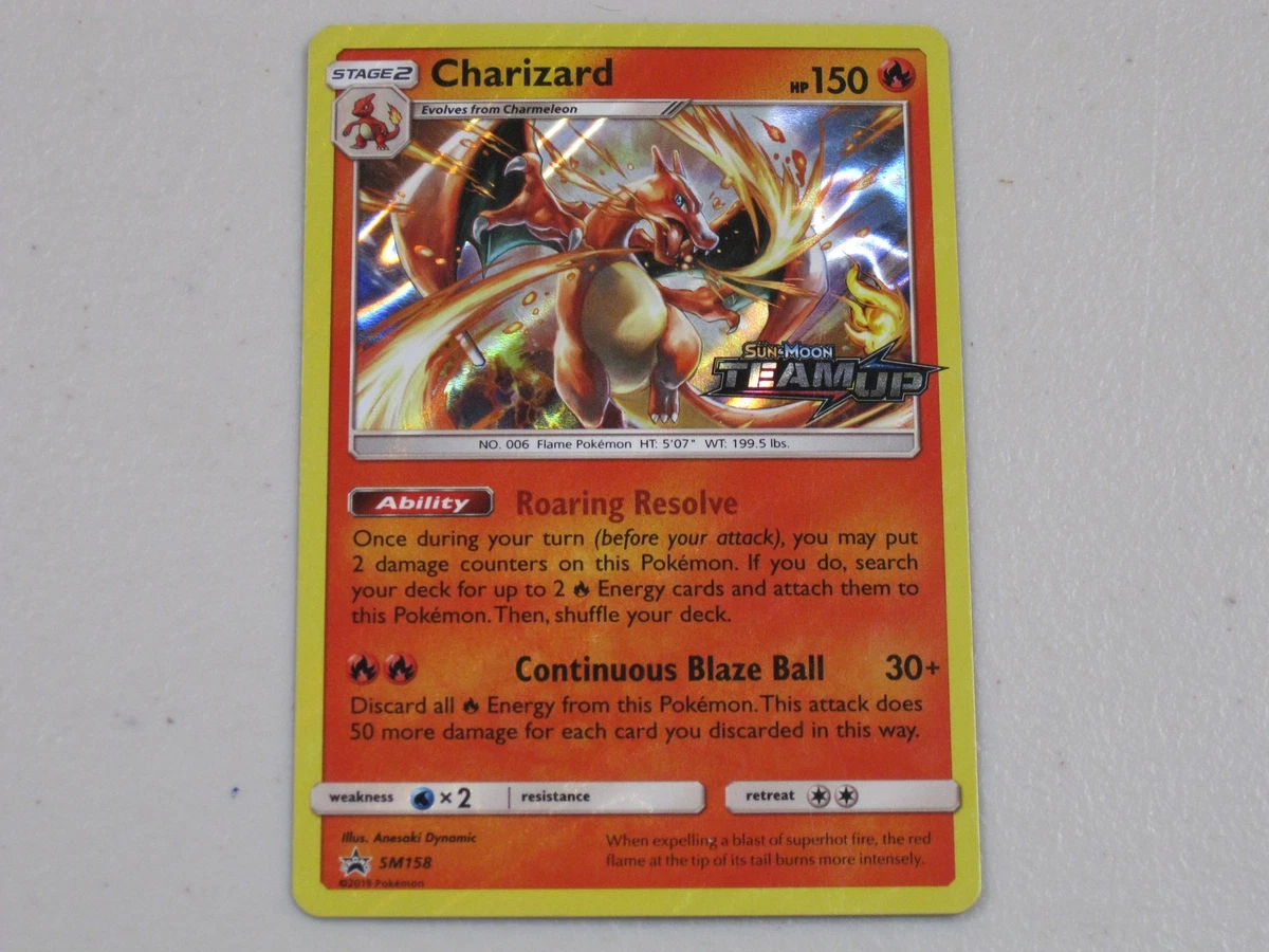 ARS8】リザードン 海外版限定イラスト TEAMUP SM158 PROMO Charizard