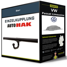 Starre Anhängerkupplung für VW Passat Limousine 88-93 B3/B4 Typ 3A2/35i Auto Hak