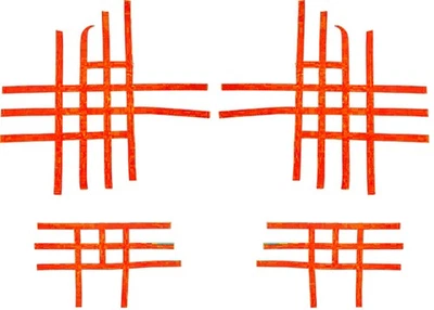 Nerfbar Netz Quad für KTM 450 / 505 / 525 XC / SX orange - Bild 1 von 3