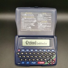 Seiko ER1100 Oxford English Spellchecker Crossword Solver Calculator Working