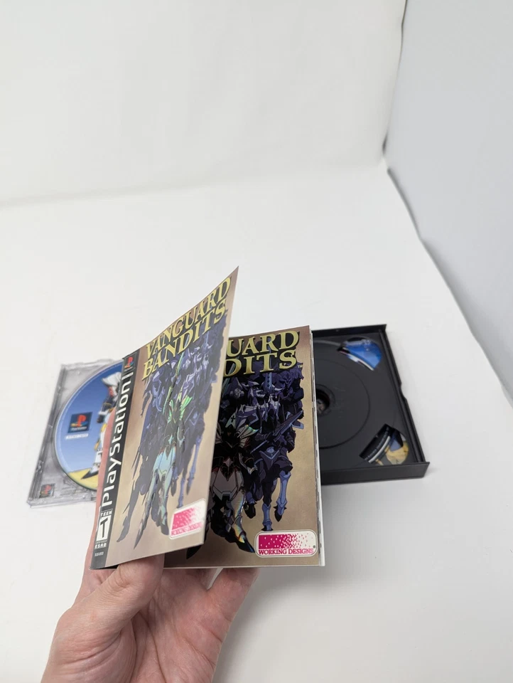 Vanguard Bandits Sony PlayStation 1 2000 W/ Factory Misprint Double Manual Cover - Image 4 of 4