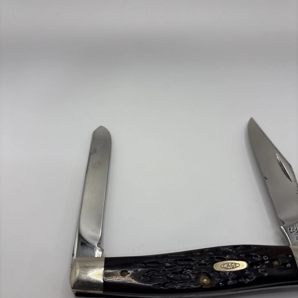 Case XX 6275SP 5 Dot 1985 Moose New Grind Bone Handles Pocket Knife - Image 4 of 4