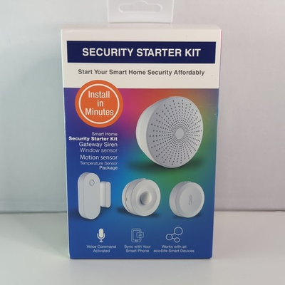 #ad NEW Eco4life EK5HWPT Smart Home Security Starter Kit Home Automation System DIY $20.99