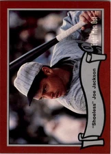 1988 Pacific Eight Men Out Baseball Trading Card #37 Shoeless Joe Jackson
