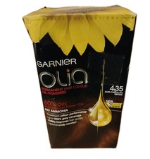 Garnier Olia Permanent Hair Dye, Ammonia-Free 4.35 Dark Chocolate Brown
