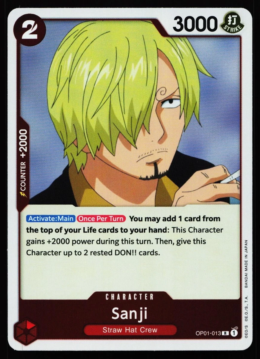 Sanji OP01-013 Romance Dawn for sale | eBay