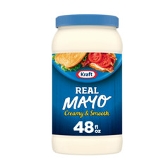 Kraft Real Mayo Creamy  Smooth Mayonnaise, 48 fl oz Jar
