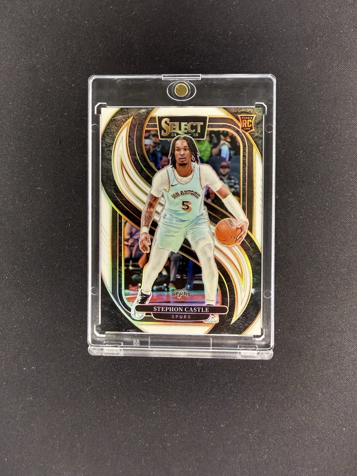 2024-25 Panini Select - Premier Level Stephon Castle #175 White Prizm /149 (RC)