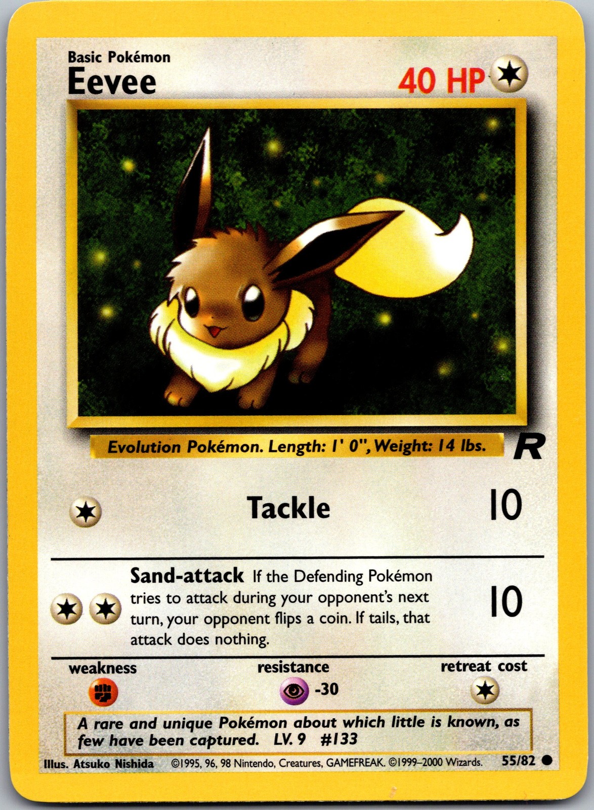 Eevee Common Team Rocket 55/82 NM