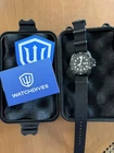 WATCHDIVES MILSPEC VINTAGE STYLE DIVER SEIKO VH31 SWEEP SAPPHIRE BLACK STAINLESS