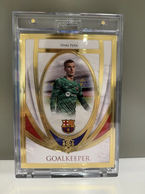 Futera FC Barcelona XL Inaki Pena 2023-24 Gold-Plated Frame 03/03