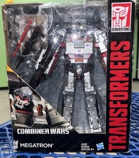 New 2014 Transformers MEGATRON Leader Class Combiner Wars Signed Jason Marnocha