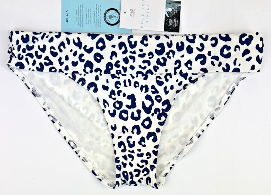 Marks & Spencer 360 Degree All Over Shaping Control Bikini Bottoms 12 M&S BNWT