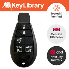For Chrysler Town and Country Grand Voyager 5 Button Remote Car Key ID46 433Mhz