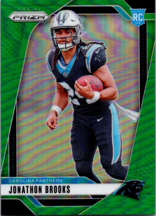 2024 Panini Prizm #357 Jonathon Brooks Green