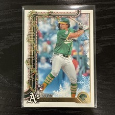 2025 Topps Holiday Nick Kurtz #H40 Rookie RC Athletics