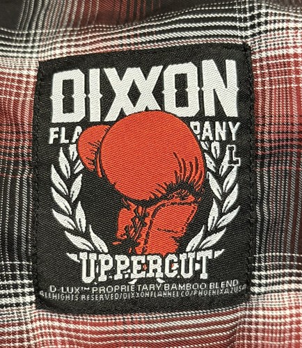 Dixxon Uppercut Dixxon Flannel Company Bamboo Short Sleeve Plaid Biker Shirt L