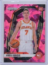 Nikola Durisic 2024-25 Panini Prizm Pink Ice Rookie #229 ATL Hawks 🔥