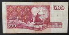 Icelandic 500 kronur banknote dated 22/05/2001 Pick-58, circulated