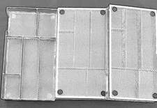 Annova tray Desk drawer storage kitchen office metal mesh organizer bath new