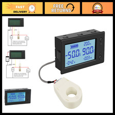 DC Voltage Amp Meter 0-300V 200A, Battery Monitor for Solar Power System, Hall S