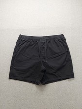 Gap Men Short XL Black Pull On Drawstring Slash Pockets Flat Front Casual Wear