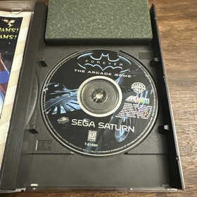 Batman Forever: The Arcade Game (Sega Saturn, 1996) Complete W Reg - Authentic