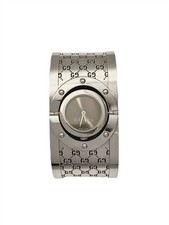 Orologio da polso Gucci GG Logo Twirl Acciaio Inox Quarzo Swiss Made Vintage Y2K