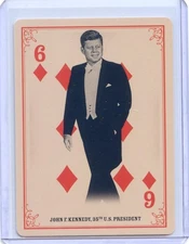 2013 Panini Golden Age Playing Cards #18 John F. Kennedy