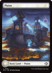 Lorwyn Eclipsed Plains #279 Full Art Basic Land