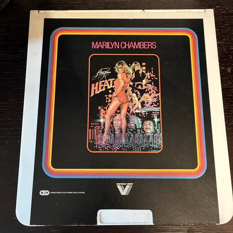 Angel Of Heat VideoDisc CED Untested - See Pictures