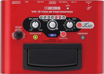@ BOSS VE-2 Vocal Harmonist ! Mehrstimminger Gesang oder Gitarre !