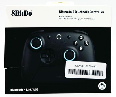 8BitDo Ultimate 2 Bluetooth Controller W/ Hall Effect Sticks -Switch/PC/Android