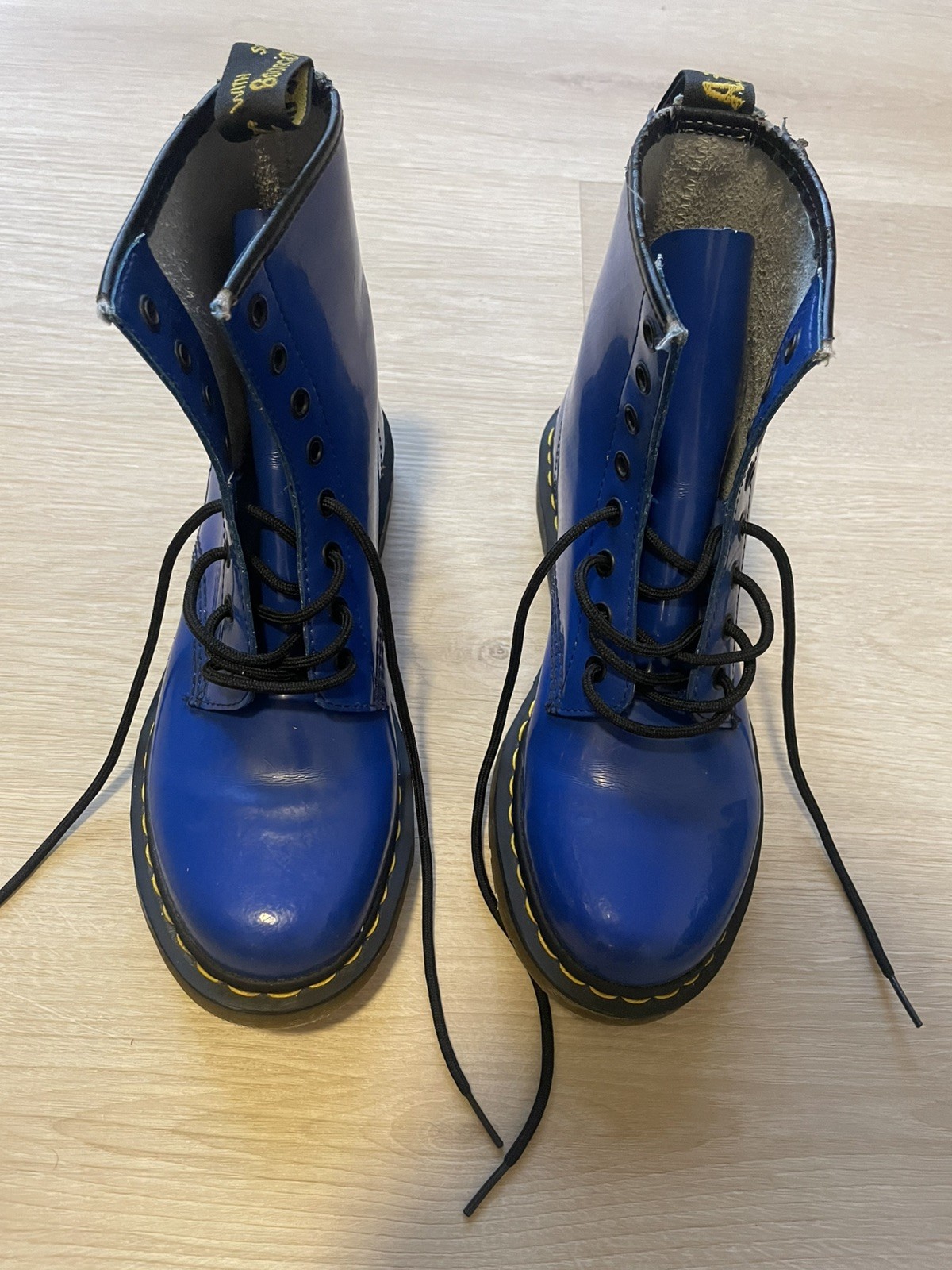 Blue Doc Martens women’s size 8