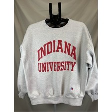 Vintage 1990s Russell Athletic Indiana University Pro Cotton Sweatshirt - Large