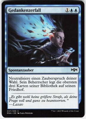 Thought Collapse Common The List Reprints Magic: The Gathering deutsch Near Mint