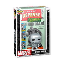 Funko POP! Figura de vinilo Marvel Iron Man (Tales of Suspense) cubierta de cómic #34 nueva