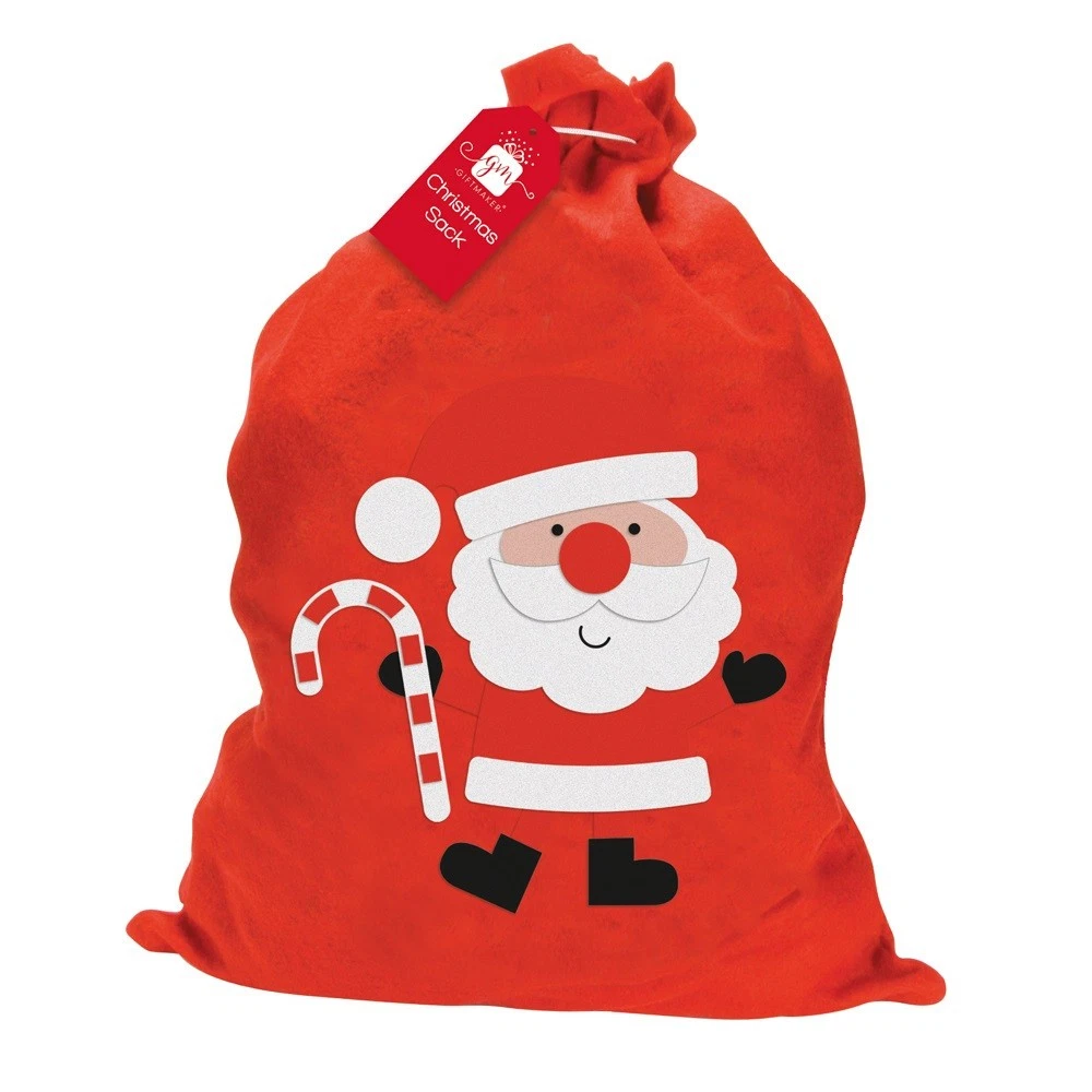 Calze Natalizie da Appendere Set di 2, Piccole Regali Calza Befana Vuota Personalizzata Calze di Natale Rosso Maglia, Piccoli Calzini di Natale di Camino Personalizzate per Decorazioni Albero Natale
