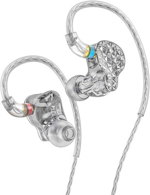 FA9 Earphone Wired Headphones In-Ear Hifi 6BA with Detachable MMCX Monocrystalli