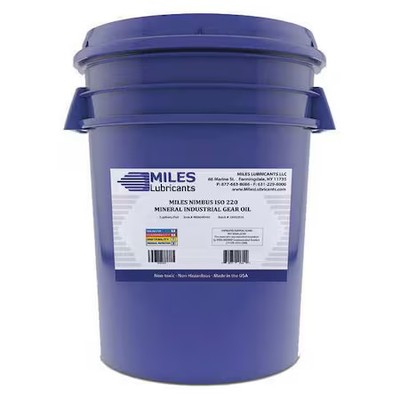 Miles Lubricants M00600403 5 Gal Gear Oil Pail 220 Iso Viscosity, 90W Sae, Amber