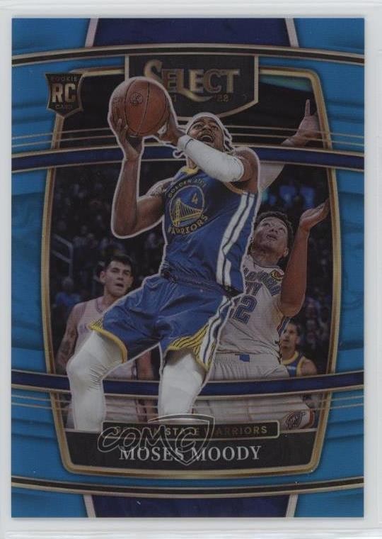 2021-22 Panini Select Concourse Light Blue Prizm 93/299 Moses Moody #62 1g40