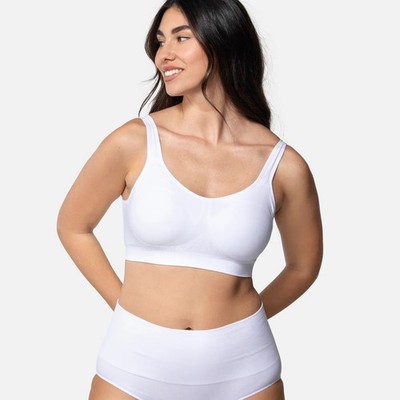Underoutfit The Comfort Shaping Bra w/ adjustable straps 459- size XL White