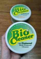 Set of 2 Bio Cleaner 10.5oz Cleaning Clays with Sponges - Original & Citrus