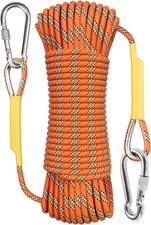 Static Climbing Rope Outdoor Safety Rope for Rock Rescue Escape Fire 10M-1000Ft