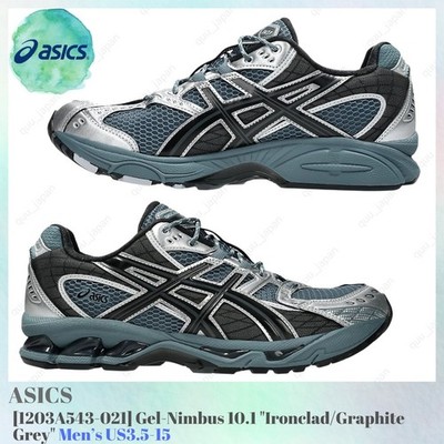 Asics Gel-Nimbus 10.1 Ironclad Graphite Grey 1203A543-021 Men's US3.5-15 NEW