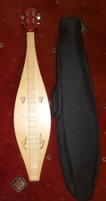 Dulcimer Instrument, Mountain Dulcimer, 4 String lh Appalachian Dulcimer + BAG