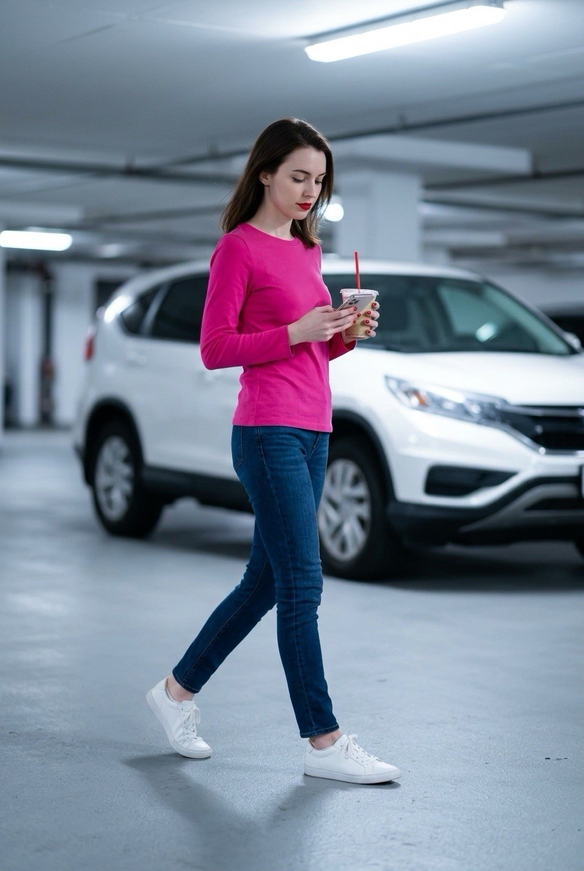 J.Crew Perfect Fit Pink Long Sleeve T-Shirt Womens L Slim Cotton Top